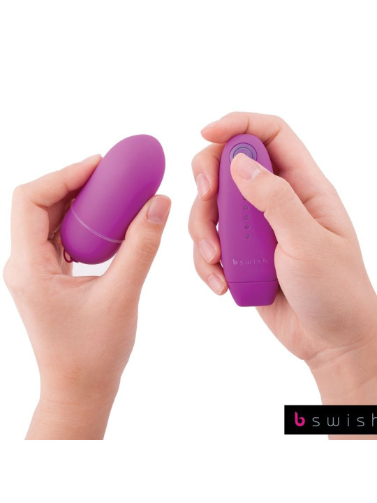 VIBRADOR BNAUGHTY UNLEASHED CONTROL REMOTO LILA DE LA MARCA B SWISH