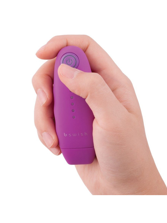 VIBRADOR BNAUGHTY UNLEASHED CONTROL REMOTO LILA DE LA MARCA B SWISH