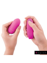 VIBRADOR BNAUGHTY UNLEASHED ROSA CONTROL REMOTO 5 MODOS DE LA MARCA B SWISH