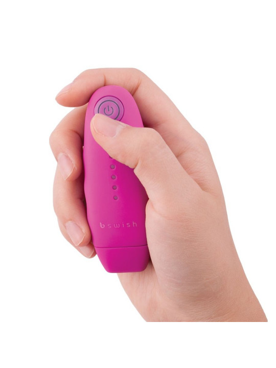 VIBRADOR BNAUGHTY UNLEASHED ROSA CONTROL REMOTO 5 MODOS DE LA MARCA B SWISH