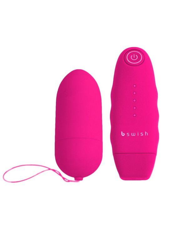 VIBRADOR BNAUGHTY UNLEASHED ROSA CONTROL REMOTO 5 MODOS DE LA MARCA B SWISH