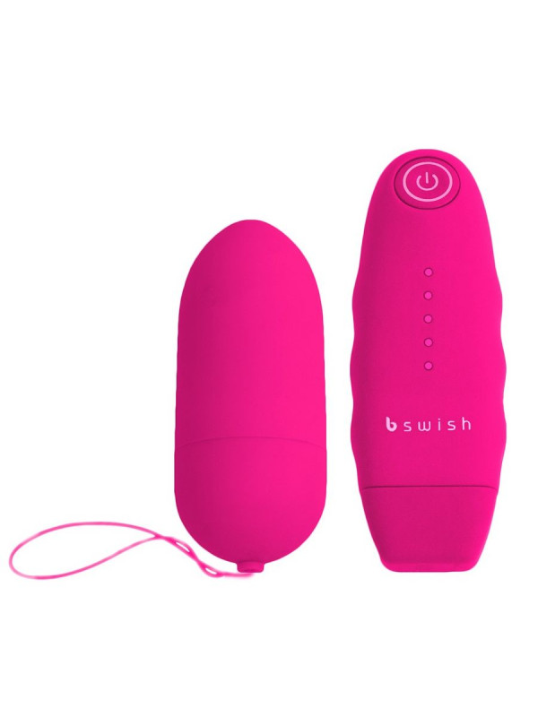 VIBRADOR BNAUGHTY UNLEASHED ROSA CONTROL REMOTO 5 MODOS DE LA MARCA B SWISH
