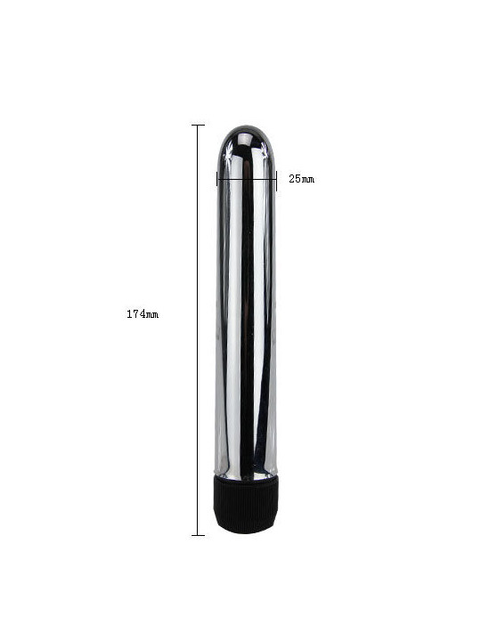 VIBRADOR METÁLICO MULTIVELOCIDAD POTENTE 17.4 CM DE LA MARCA BAILE VIBRATORS