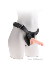 DILDO REALISTA TRIPLE DENSIDAD 19 CM VENTOSA DE LA MARCA KING COCK PLUS