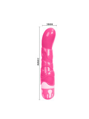 VIBRADOR REALISTA ROSA 21.8 CM 10 FUNCIONES DE LA MARCA BAILE VIBRATORS