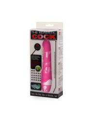 VIBRADOR REALISTA ROSA 21.8 CM 10 FUNCIONES DE LA MARCA BAILE VIBRATORS