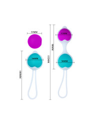 BOLAS HEGEL PRETTY LOVE - SET DE 4 BOLAS DE SILICONA DE LA MARCA PRETTY LOVE FLIRTATION