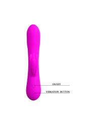 VIBRADOR ESTIMULADOR BARRETTE 30 FUNCIONES SILICONA SUAVE DE LA MARCA PRETTY LOVE FLIRTATION
