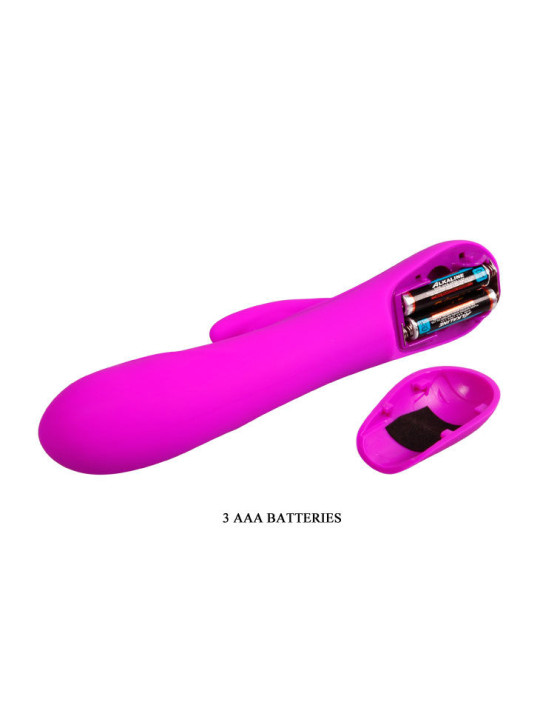 VIBRADOR ESTIMULADOR BARRETTE 30 FUNCIONES SILICONA SUAVE DE LA MARCA PRETTY LOVE FLIRTATION