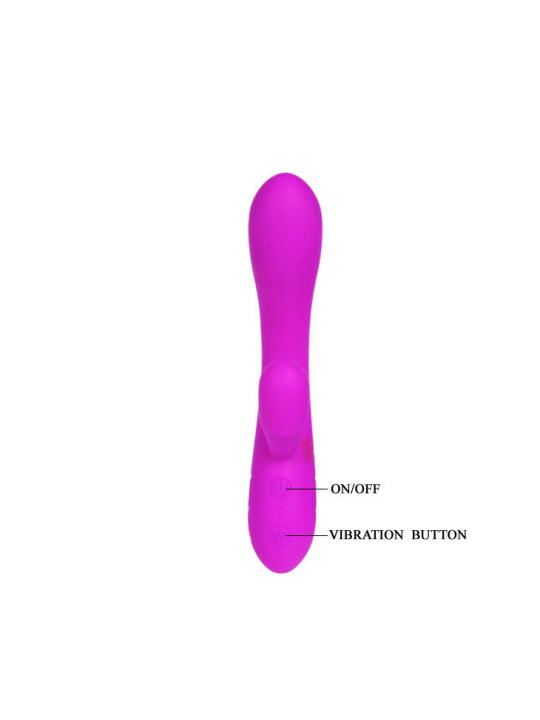 VIBRADOR SMART VICTOR CON ESTIMULADOR CLITORIS RECARGABLE DE LA MARCA PRETTY LOVE SMART