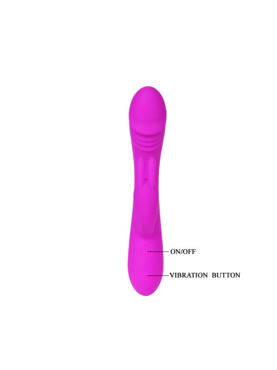 VIBRADOR RABBIT SMART 30 MODOS HUNTER SILICONA DE LA MARCA PRETTY LOVE SMART