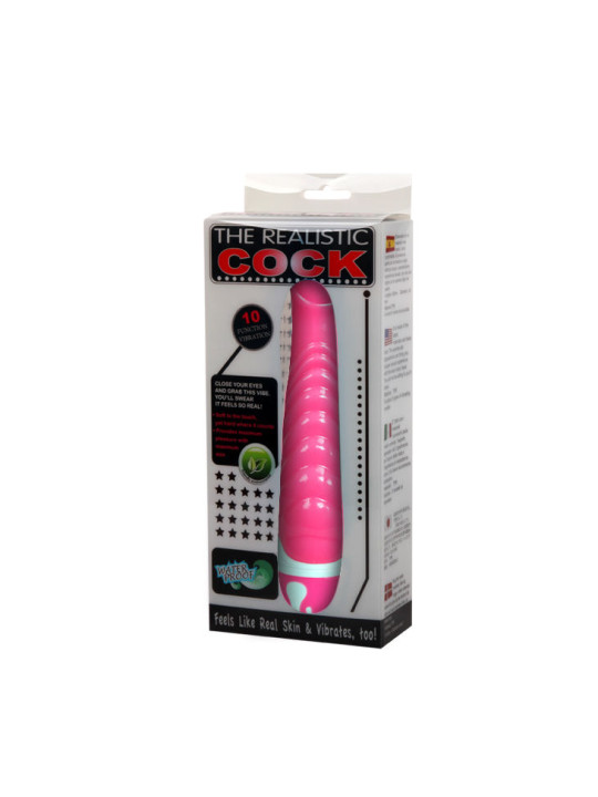 VIBRADOR REALISTA COCK LILA G-SPOT 21.8 CM DE LA MARCA BAILE VIBRATORS