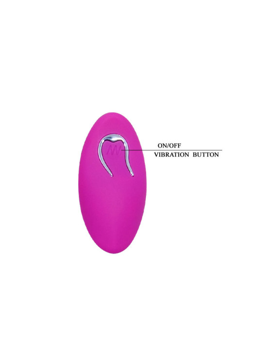 HUEVO VIBRADOR ARVIN 12V CONTROL REMOTO SILICONA DE LA MARCA PRETTY LOVE FLIRTATION