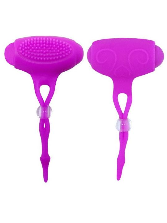 ESTIMULADOR DE PEZONES BANCROFT CON VIBRACIÓN INTENSA DE LA MARCA PRETTY LOVE FLIRTATION