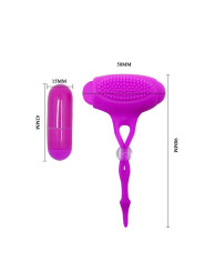 ESTIMULADOR DE PEZONES BANCROFT CON VIBRACIÓN INTENSA DE LA MARCA PRETTY LOVE FLIRTATION