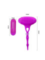 ESTIMULADOR DE PEZONES BANCROFT CON VIBRACIÓN INTENSA DE LA MARCA PRETTY LOVE FLIRTATION