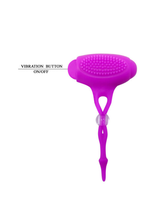 ESTIMULADOR DE PEZONES BANCROFT CON VIBRACIÓN INTENSA DE LA MARCA PRETTY LOVE FLIRTATION
