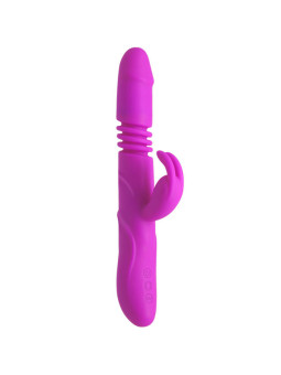 VIBRADOR RABBIT UP & DOWN 12 MODOS SILICONA SUAVE DE LA MARCA PRETTY LOVE SMART