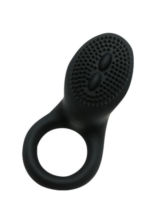 ANILLO VIBRADOR COBRA NEGRO CON ESTIMULADOR CLITORAL DE LA MARCA PRETTY LOVE MALE