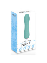 VIBRADOR LEILA TURQUESA SILICONA RECARGABLE 12 MODOS DE LA MARCA INSPIRE ESSENTIAL