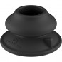 PLUGGY - GLASS VIBRATOR - WITH SUCTION CUP AND REMOTE - RECARGABLE - 10 VELOCIDADES - NEGRO DE LA MARCA SHOTS