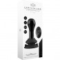 GLOBY - GLASS VIBRATOR - WITH SUCTION CUP AND REMOTE - RECHARGEABLE - 10 VELOCIDADES - NEGRO DE LA MARCA SHOTS