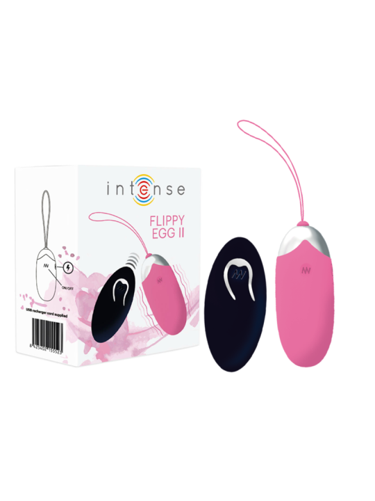 HUEVO VIBRADOR RECARGABLE CON MANDO A DISTANCIA ROSA DE LA MARCA INTENSE COUPLES TOYS