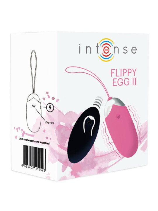 HUEVO VIBRADOR RECARGABLE CON MANDO A DISTANCIA ROSA DE LA MARCA INTENSE COUPLES TOYS