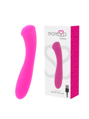 VIBRADOR CELSO SILICONA RECARGABLE 30 MODOS USB DE LA MARCA MORESSA