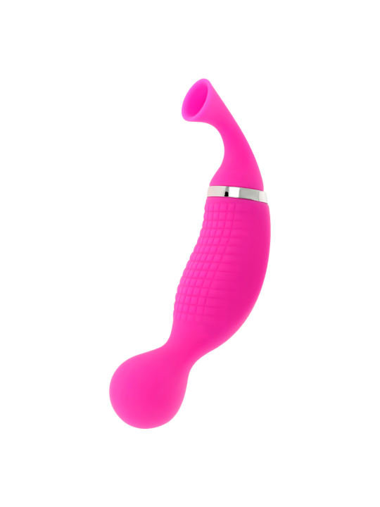 VIBRADOR KIRK PREMIUM SILICONE CON SUCCIÓN RECARGABLE DE LA MARCA MORESSA