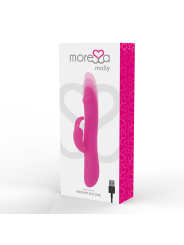 MOLLY VIBRADOR CLITORIAL RECARGABLE SILICONA PREMIUM DE LA MARCA MORESSA