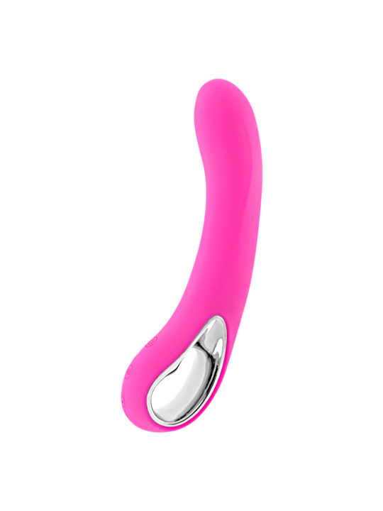 VIBRADOR RECARGABLE SILICONA PREMIUM NELSON 12 MODOS DE LA MARCA MORESSA