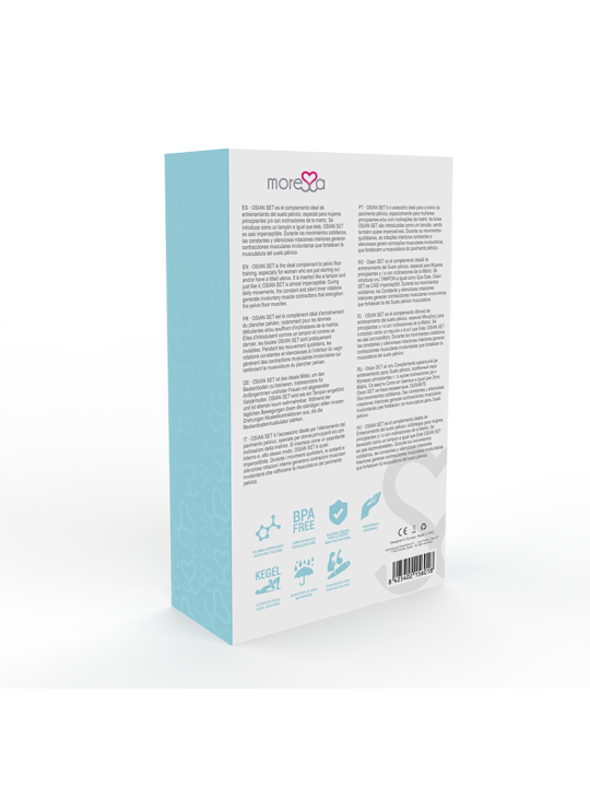 BOLAS CHINAS SILICONA TURQUESA OSIAN SET PREMIUM DE LA MARCA MORESSA