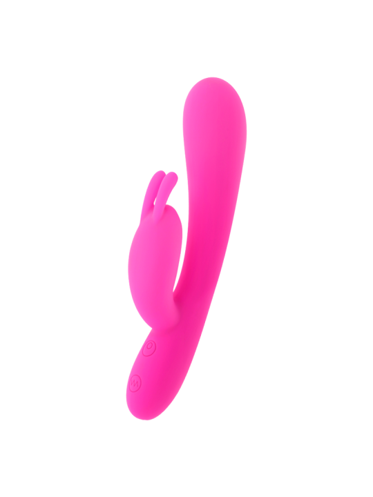 VIBRADOR RABBIT TELMO SILICONA RECARGABLE 7 VELOCIDADES DE LA MARCA MORESSA