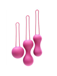 BOLAS KEGEL AMI - 3 PESOS PROGRESIVOS FUCSIA DE LA MARCA JE JOUE