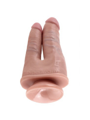 DILDO DOBLE PENETRACIÓN REALISTA KING COCK DE LA MARCA KING COCK