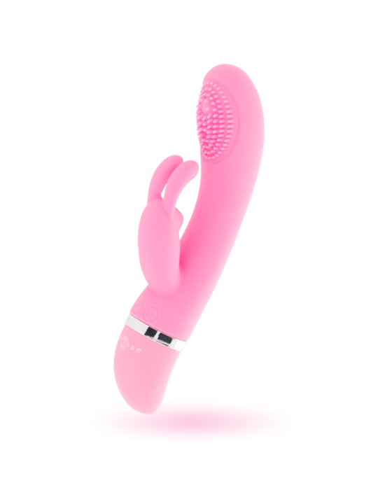 VIBRADOR RABBIT SUSY 7 MODOS SILICONA ROSA DE LA MARCA INTENSE FUN