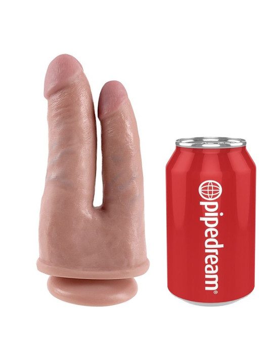 DILDO DOBLE PENETRACIÓN REALISTA KING COCK DE LA MARCA KING COCK