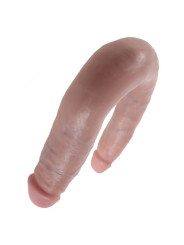 DILDO DOBLE PENETRACIÓN REALISTA 12.7 CM KING COCK DE LA MARCA KING COCK