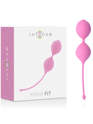 BOLAS KEGEL SILICONA ROSA KISHA FIT SUELO PÉLVICO DE LA MARCA INTENSE HEALTH & FUN