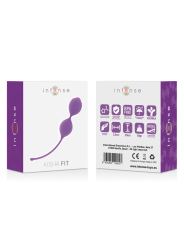BOLAS KEGEL SILICONA KISHA FIT TONIFICACIÓN PÉLVICA DE LA MARCA INTENSE HEALTH & FUN
