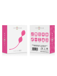 BOLAS KEGEL SILICONA KISHA FIT TONIFICACIÓN PÉLVICA DE LA MARCA INTENSE HEALTH & FUN