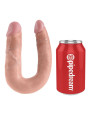 DILDO DOBLE PENETRACIÓN REALISTA 13.9 CM KING COCK DE LA MARCA KING COCK
