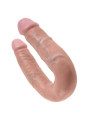 DILDO DOBLE PENETRACIÓN REALISTA 13.9 CM KING COCK DE LA MARCA KING COCK