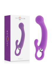 VIBRADOR SILICONA NAILA ESTIMULADOR PUNTO G CLITORIS DE LA MARCA INTENSE FUN