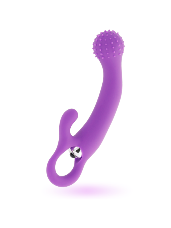 VIBRADOR SILICONA NAILA ESTIMULADOR PUNTO G CLITORIS DE LA MARCA INTENSE FUN