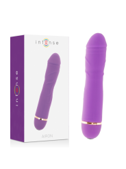 VIBRADOR SILICONA 20 VELOCIDADES AIRON LILA DE LA MARCA INTENSE FUN