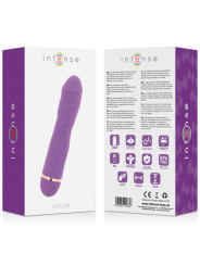 VIBRADOR SILICONA 20 VELOCIDADES AIRON LILA DE LA MARCA INTENSE FUN