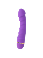 VIBRADOR SALLY 20 VELOCIDADES SILICONA LILA PUNTO G DE LA MARCA INTENSE FUN