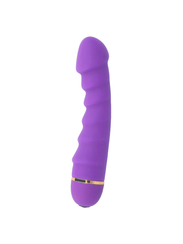 VIBRADOR SALLY 20 VELOCIDADES SILICONA LILA PUNTO G DE LA MARCA INTENSE FUN
